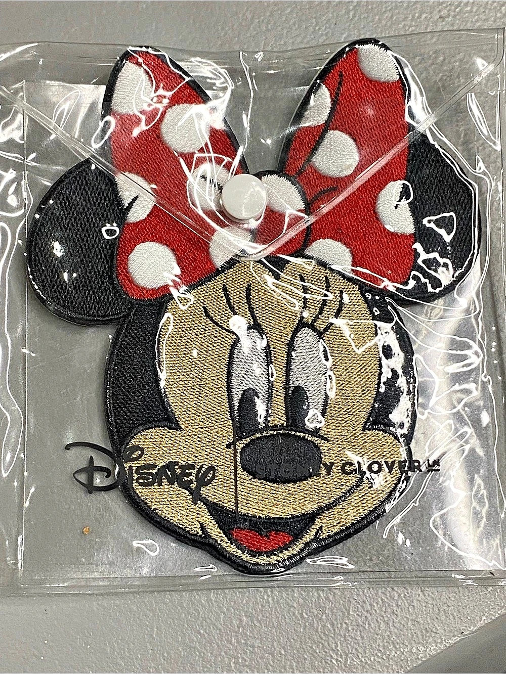 Stoney Clover Lane Disney Minnie Mouse Red Polka Dot Appliqué Patch NWT